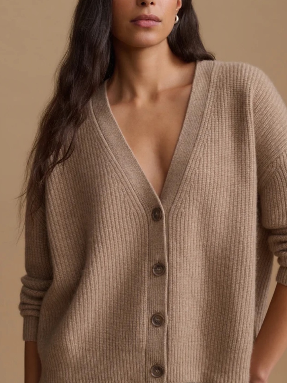 Jenni Kayne Cropped Cashmere Cocoon Cardigan - Picture 3 of 11